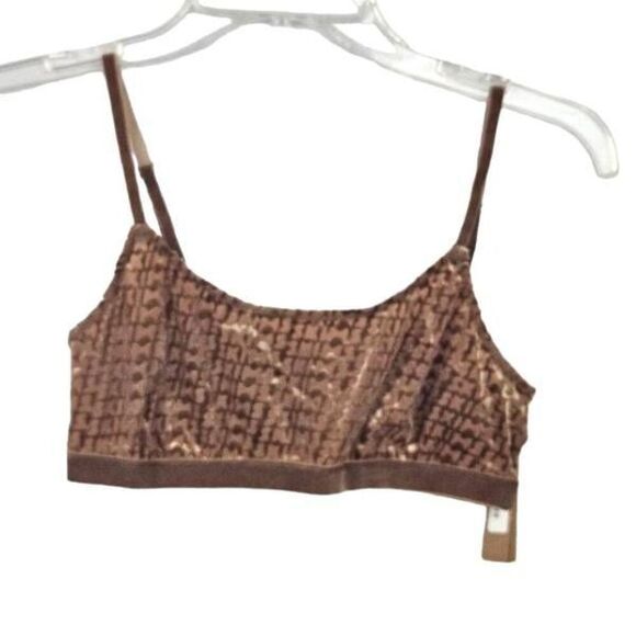 SKIMS LOGO FLOCKED BRALETTE NWT - Picture 1 of 9